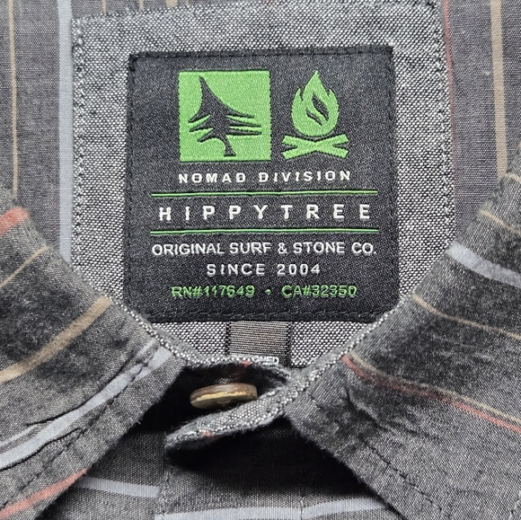 Hippy Tree Nomad Division Short Sleeve Button Up Shirt Men's Sz XXL - Picture 3 of 9